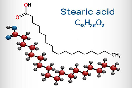  ساختار اسید استئاریک